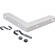 Da-Lite 40932 #6 Wall Mount Brackets (Extends 6", Pair, White)