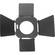 Mole-Richardson 4 Way/4 Leaf Barndoor Set for  6" Baby Solarspot