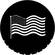 Rosco Steel Gobo #7122 - Waving U.S. Flag - Size B