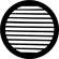 Rosco Steel Gobo #7739 - Parallel Breakup - Size M