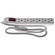 General Brand Power Strip - Plastic - 6 Outlets