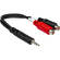 Hosa Technology Stereo Mini Male to 2 RCA Female Y-Cable - 6"
