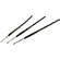 General Brand Retouching Brush Set "0", "00", "000"