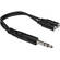 Hosa Technology Stereo 1/4" Male to 2 Stereo Mini Female Y-Cable - 6"