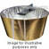Cloud Dome Two Sided Reflector - Gold/Silver