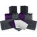 Auralex Alpha-DST (Charcoal Grey/Purple) Roominators Kit