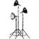 Impact Tungsten Three-Floodlight Kit with 6' Stands