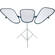 Lastolite Triflector MkII Kit - White/Silver