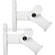 Sanus WMS3W Wall/Ceiling Mount Bracket for Satellite Speakers - Pair - White