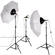 Impact Tungsten Three-Floodlight Kit with 6' Stands
