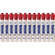 Da-Lite Dry Erase Markers (Red, 12 Markers)