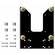 Chief FSB-4207B Custom Interface Bracket for Chief Small Flat Panel Mounts (Black)