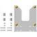 Chief FSB-4210S Custom Interface Bracket for Chief Small Flat Panel Mounts (Silver)