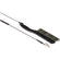 Kinetronics 141 Plastic Handle Anti-Static Wisk Brush -  5-1/2" w/ Grounding Cord