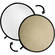 Impact Collapsible Circular Reflector Disc - Soft Gold/White - 12"
