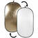 Impact Collapsible Oval Reflector Disc - Soft Gold/White - 41x74"