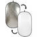 Impact Collapsible Oval Reflector Disc - Silver/White - 41x74"