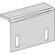 Vutec Wall Mount Brackets (6", White, Pair)