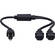 Hosa Technology YIE-406 Edison to Two IEC C13 Y-Cable- 1.5' (0.5 m)