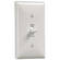 Draper SS-1R Single Station Wall Switch - White