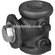 Altman Sliding Tee, Cast Iron for 1/2" Pipe