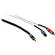 Pro Co Sound Stereo Mini to 2 RCA Male Soundcard Patch Y-Cable - 20'