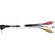 Hosa Technology Mini AV (Camcorder) to 3 RCA Composite Cable - 3'