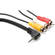Hosa Technology Mini AV (Camcorder) to 3 RCA Composite Cable - 10'