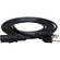 Hosa Technology Black Extension Cable w/ IEC Female - 1.5'