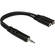 Hosa Technology Stereo Mini Male to 2 Stereo Mini Female Y-Cable - 6"