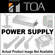 Toa Electronics AD-246 - AC Power Supply for NX-100, EV-20R, and PM-20EV