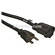 General Brand Black Electrical Extension Cord - 8'