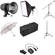 Impact Three Monolight Portrait Boom Kit with Case (120VAC)