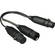 Kino Flo Splitter Cable - 1 Male to 2 Female - XLR