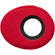 Blue Star 90138 Red Fleece Oval Large Eye Cushion