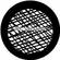 Rosco SS Gobo #7710 - Fine Mesh Size B