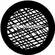 Rosco SS Gobo #7710 - Fine Mesh Size M