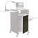 Balt Locking Cabinet Door ONLY for Xtra Wide Presentation Cart, Model 34445 (Gray)