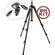 Manfrotto 190XB Tripod Legs (Black) with 804RC2 3-Way Pan/Tilt Head