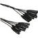 Whirlwind Medusa Multitrack 6 Channel XLR Male to XLR Female Snake - 10'