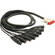 Mogami Gold 8 Channel Analog Snake Cable, DB-25 to 8x XLR Female - 15'
