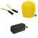 B&H Photo Performance Microphone Windscreen & XLR Cable ID Kit (Yellow)