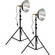 Impact Tungsten Two-Floodlight Kit with 6' Stands