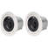Atlas Sound FAP42T 4" 2-Way Weather-Resistant Speaker System (Pair, White)