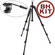 Manfrotto 190XB Tripod Legs (Black) with 3126 (128LP) Micro Fluid Head