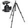 Manfrotto 055XB Tripod Legs Kit (Black) with 496RC2 Compact Ballhead