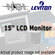 NSI / Leviton LCD Flat Screen Monitor - 15" (Black) (120VAC)