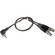 Lectrosonics MCSRTS Dual TA3 to 1/8" TRS Cable for SR Receiver (12")