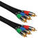 Pearstone Gold Series 3 RCA Male to 3 RCA Male Component Video Cable - 15'