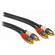 Pearstone Gold Series 2 RCA Male to 2 RCA Male Audio Cable (10')